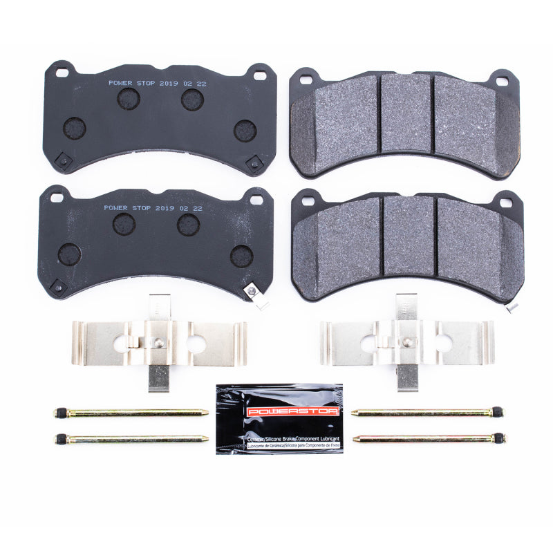 Power Stop 13-14 Ford Mustang Front Track Day Brake Pads PowerStop
