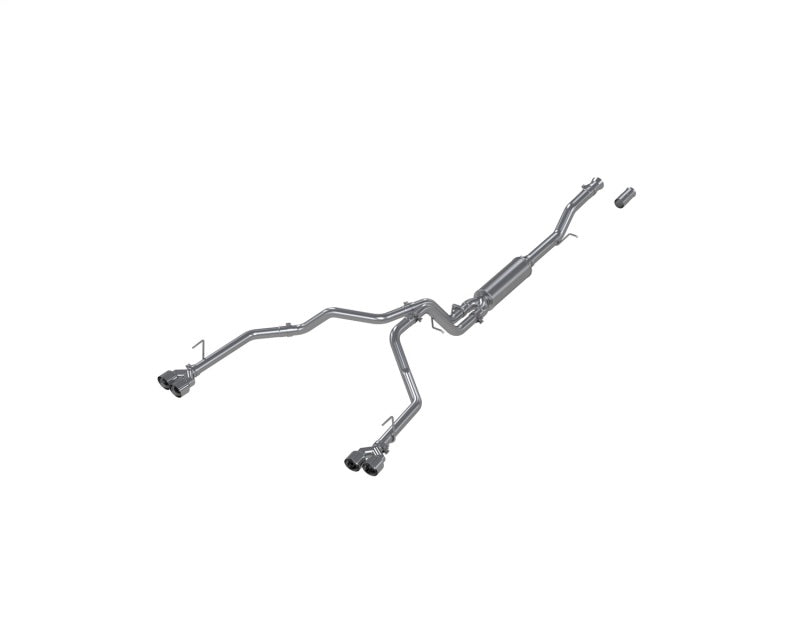 MBRP 21-24 Chevrolet Surburban XL 5.3L 3in Aluminized 2.5in Dual Split Carbon Fiber Cat-back MBRP