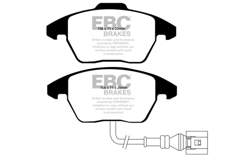 EBC BlueStuff Front Brake Pads - DP51517NDX EBC