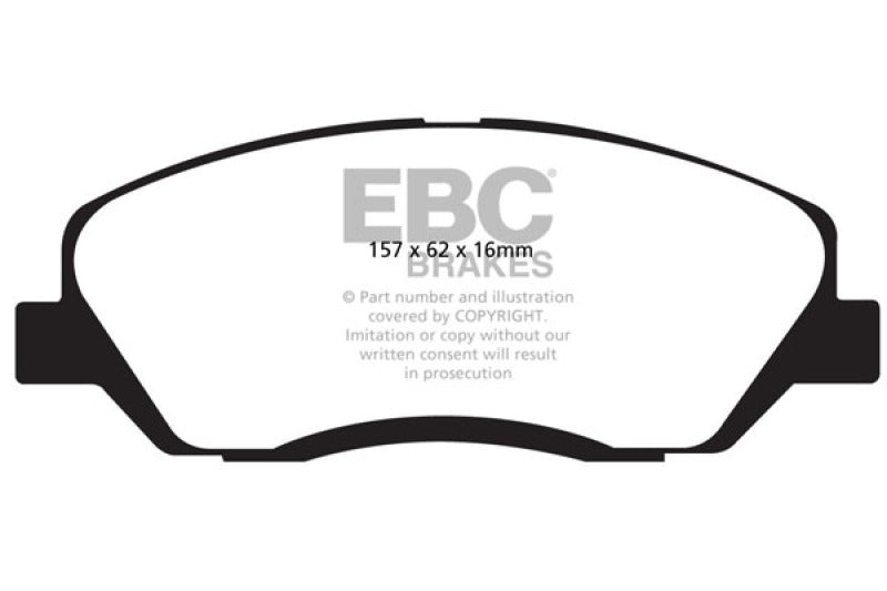 EBC Ultimax2 Front Brake Pads - UD1202