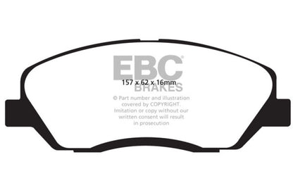 EBC Ultimax2 Front Brake Pads - UD1917 EBC