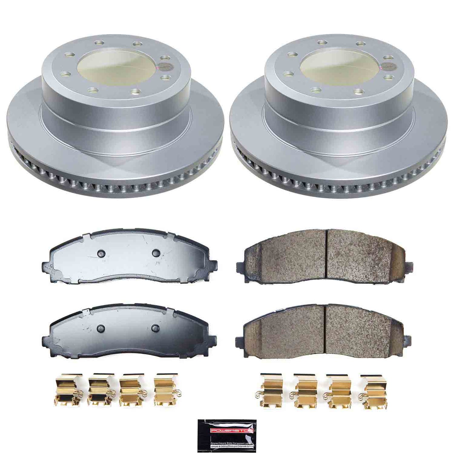 Power Stop 23-24 Ford F-350 Super Duty Rear Z17 Coated Brake Kit
