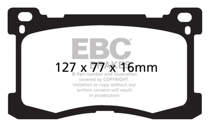 EBC RedStuff Front Brake Pads - DP31882C EBC
