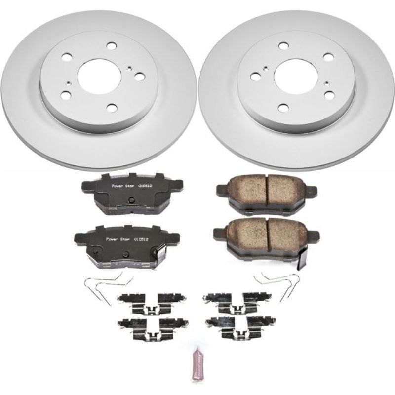 Power Stop 2016 Scion iM Rear Z17 Evolution Geomet Coated Brake Kit PowerStop