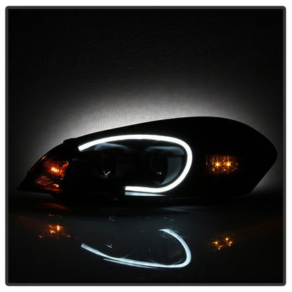 xTune 06-13 Chevrolet Impala LED Light Bar Headlights - Black Smoke (PRO-JH-CIM06-LB-BSM) SPYDER