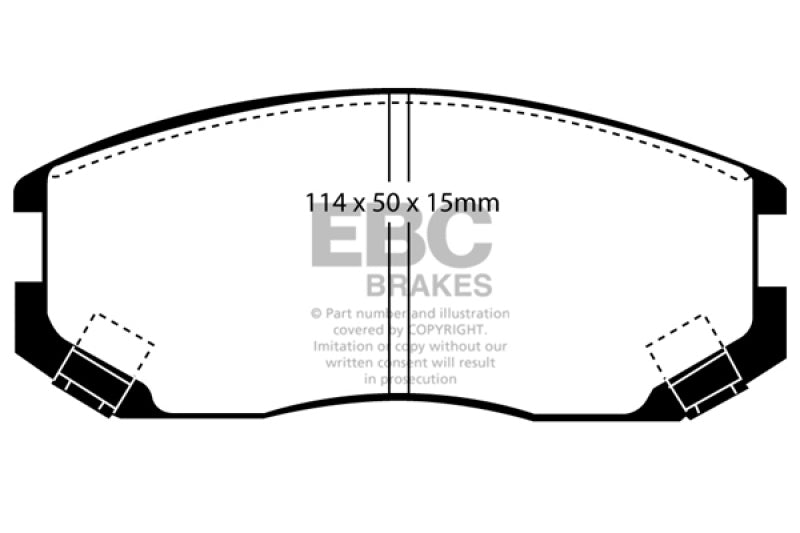 EBC Ultimax2 Front Brake Pads - UD602