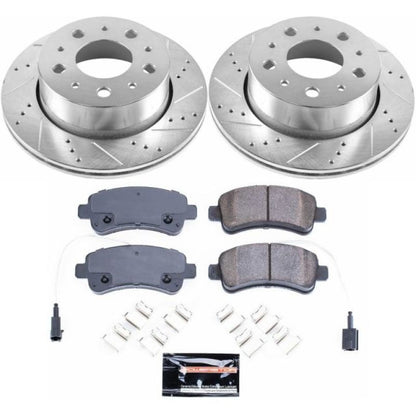 Power Stop 14-15 Ram ProMaster 1500 Rear Z23 Evolution Sport Brake Kit PowerStop