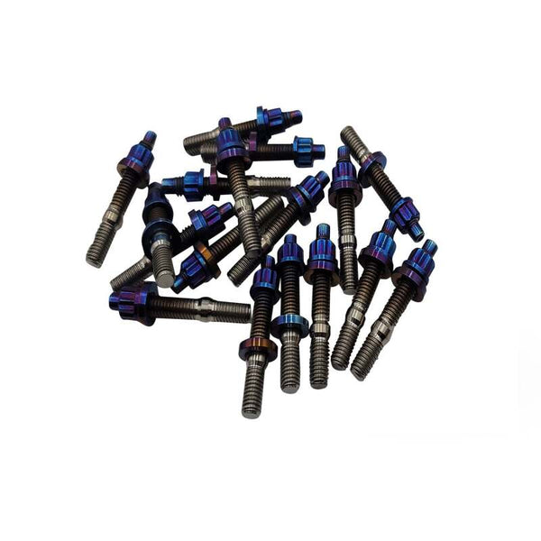 BLOX Racing Xtreme Titanium Intake/Exhaust Manifold Studs Burnt 55mm 1
