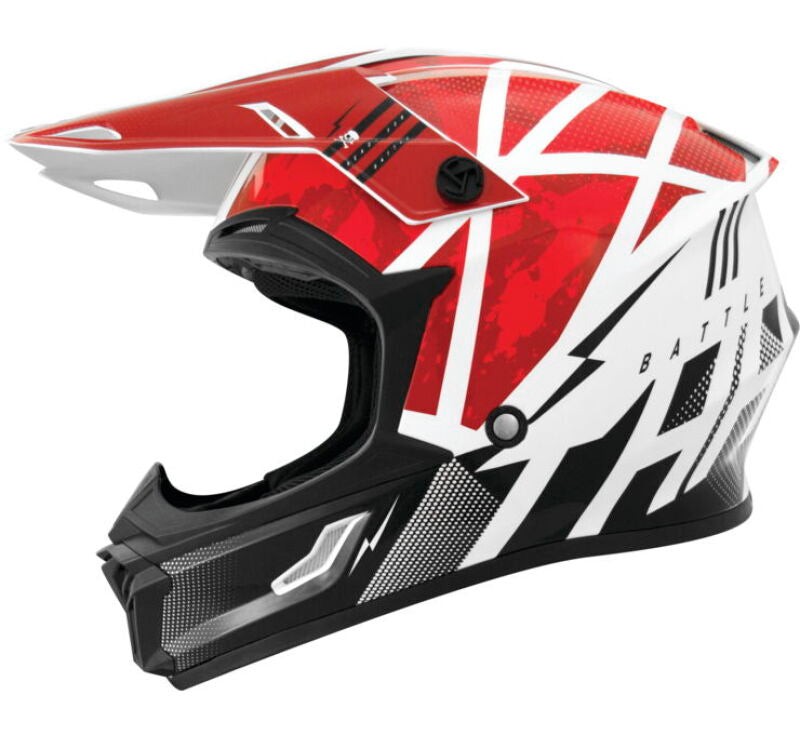 THH Helmets T710X Battle Red/Blk Ymd