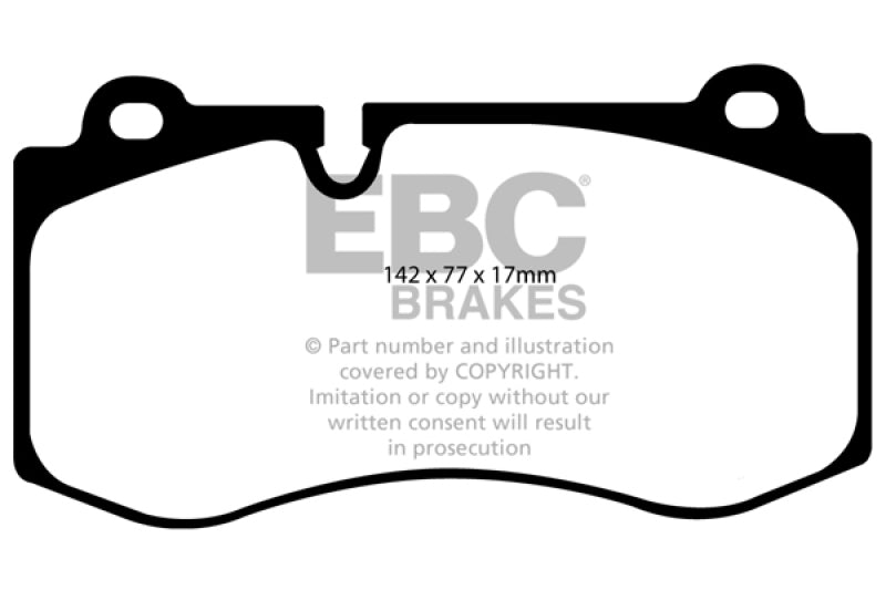 EBC YellowStuff Front Brake Pads - DP41943R EBC