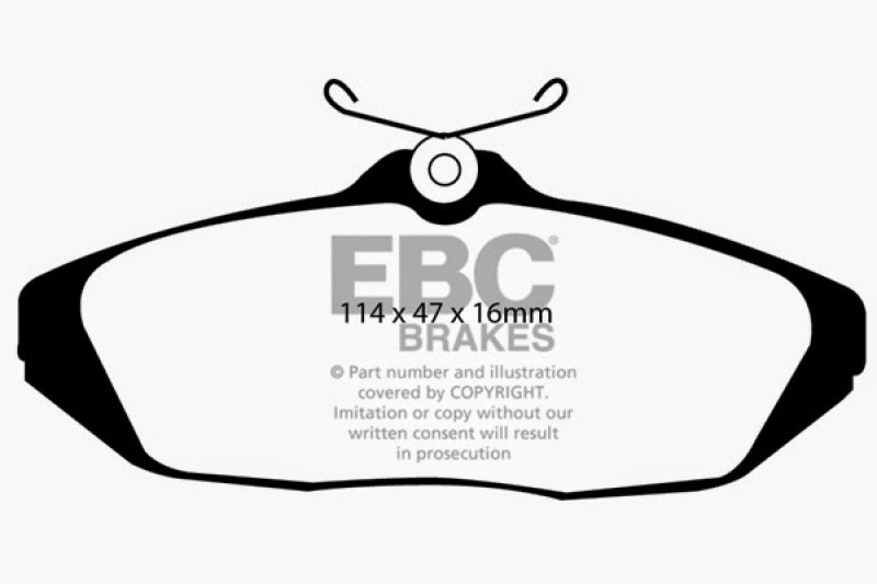 EBC Ultimax2 Rear Brake Pads - UD599 EBC