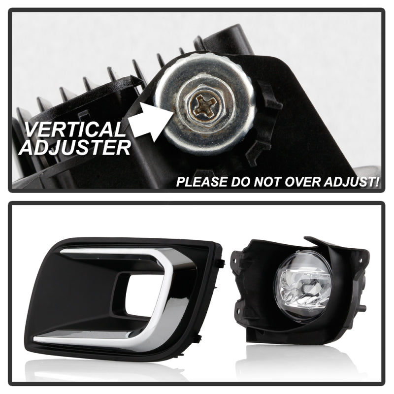Spyder Toyota Sequoia 2018-2020 OEM Style LED Fog Lights w/OEM Fit Switch - Clear SPYDER