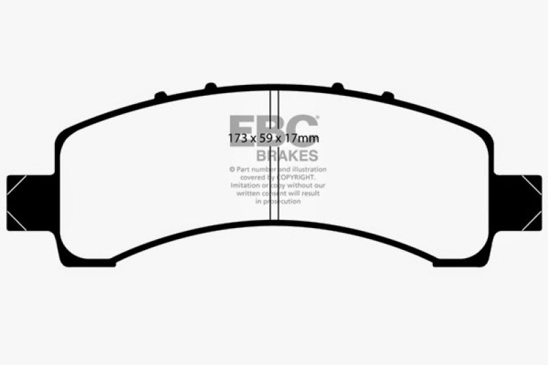 EBC YellowStuff Rear Brake Pads - DP41667R EBC