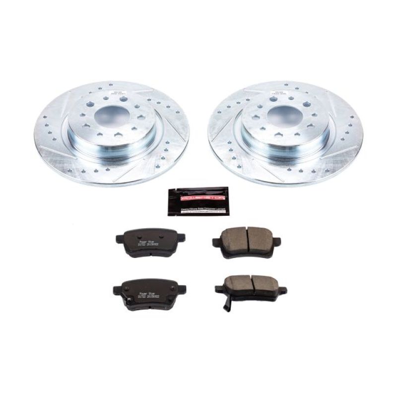 Power Stop 14-19 Fiat 500L Rear Z23 Evolution Sport Brake Kit PowerStop