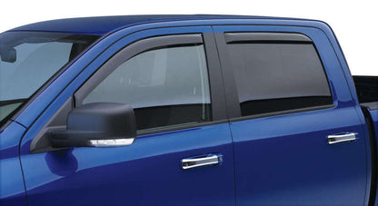 EGR 09-12 Dodge Ram F/S Pickup Quad Cab In-Channel Window Visors - Set of 4 - Matte (572655)