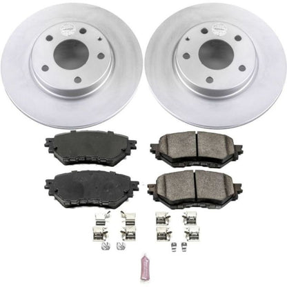 Power Stop 14-16 Mazda 3 Front Z17 Evolution Geomet Coated Brake Kit PowerStop