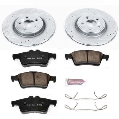 Power Stop 06-08 Jaguar S-Type Rear Z23 Evolution Sport Brake Kit PowerStop