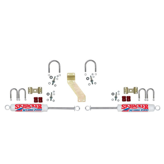 Skyjacker 76-77 Ford F-150 7000 Dual Stabilizer Kit w/White Cylinders.