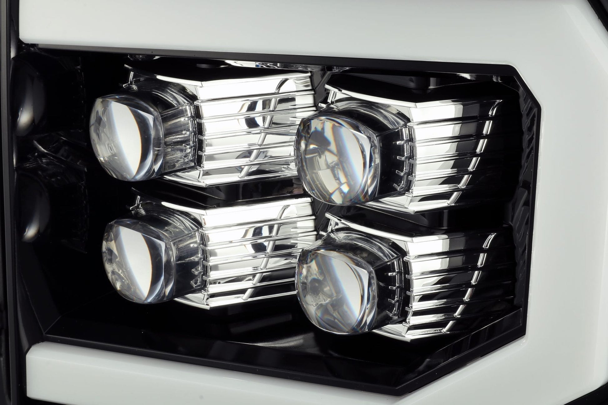 AlphaRex 07-13 GMC Sierra NOVA-Series LED Projector Headlights Jet Black - 880608 AlphaRex