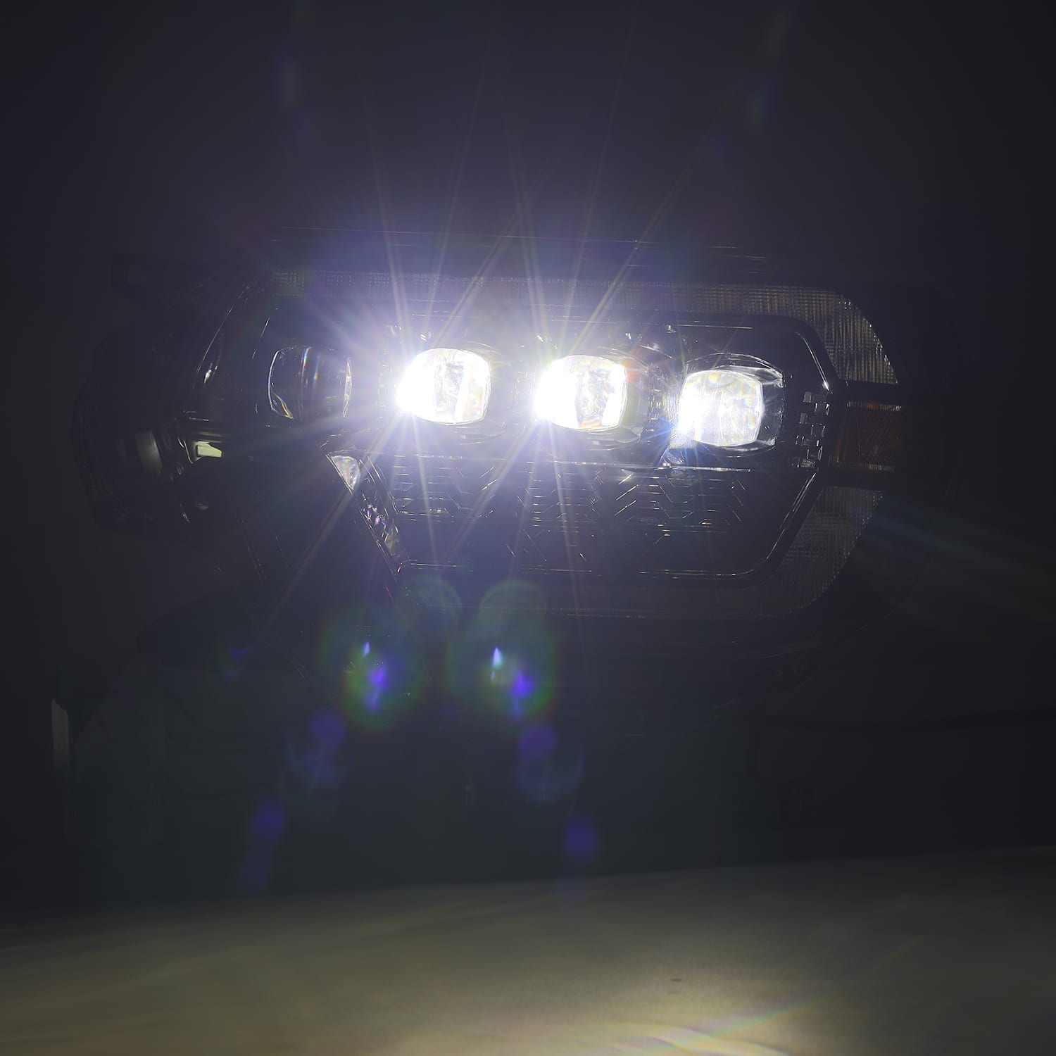 AlphaRex 12-15 Toyota Tacoma NOVA-Series LED Projector Headlights Alpha-Black - 880752 AlphaRex