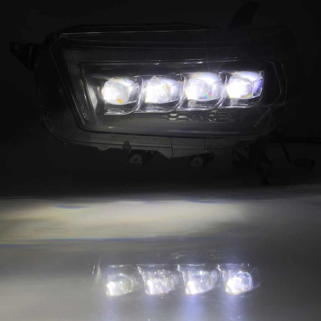 AlphaRex 10-13 Toyota 4Runner NOVA-Series LED Projector Headlights Black - 880759 AlphaRex