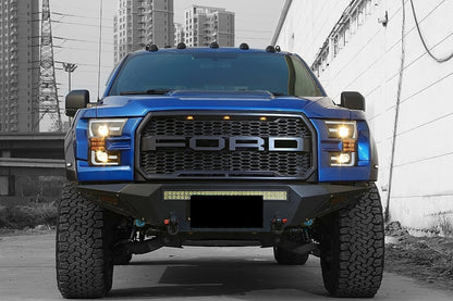 AlphaRex 15-17 Ford F150 / 17-20 Ford F150 Raptor LUXX-Series LED Projector Headlights Black - 880167 AlphaRex