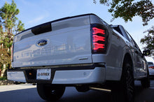 Load image into Gallery viewer, AlphaRex 653030 21-23 Ford F150 LUXX-Series LED Tail Lights Black-Red - 653030