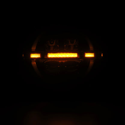 AlphaRex 880868 18-23 Jeep Wrangler JL/Gladiator JT NOVA-Series LED Projector Headlights Black - 880868