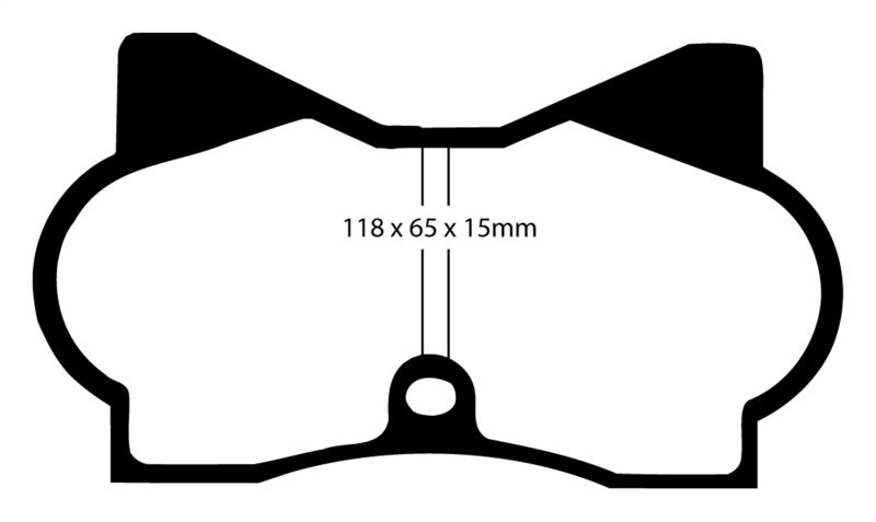 EBC RedStuff Front Brake Pads - DP3180C EBC
