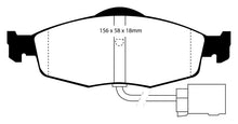 Load image into Gallery viewer, EBC YellowStuff Front Brake Pads - DP4955R