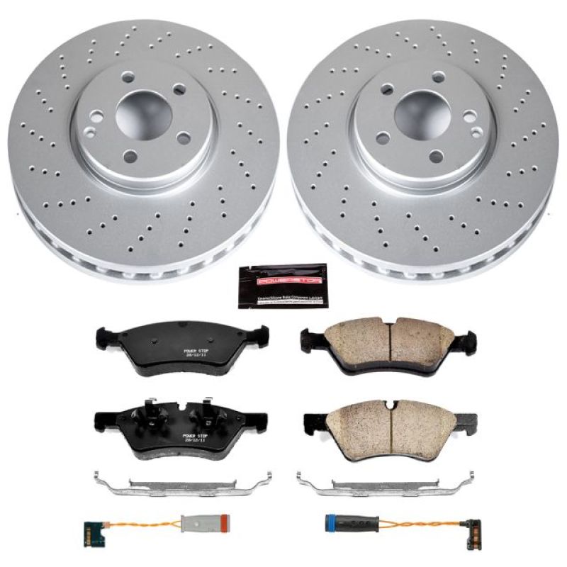 Power Stop 2006 Mercedes-Benz E500 Front Z23 Evolution Sport Coated Brake Kit PowerStop