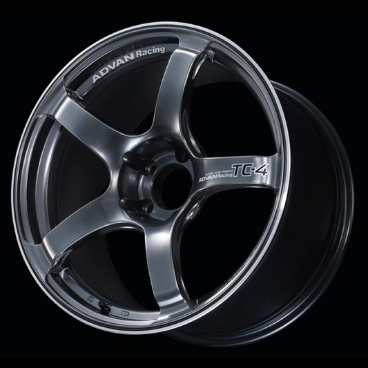 ADVAN Racing TC-4 18x8 +42 5x112 Wheel - Gunmetallic & Ring - YAD8G42MGMR