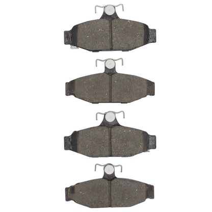 R1 Rear Semi-Metallic Brake Pads 1985-1997 Chevrolet/Pontiac - 2311-0413-00