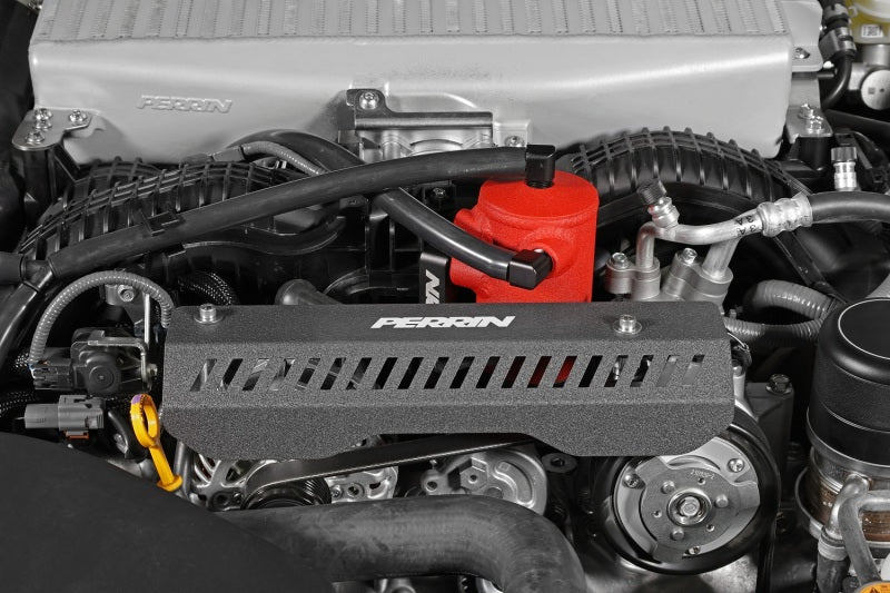 Perrin 22-23 Subaru WRX Air Oil Separator - Black Perrin Performance