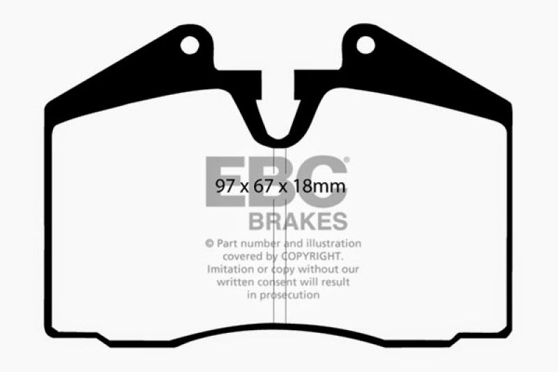 EBC GreenStuff Rear Brake Pads - DP2612 EBC