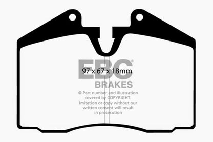 EBC GreenStuff Rear Brake Pads - DP2612 EBC