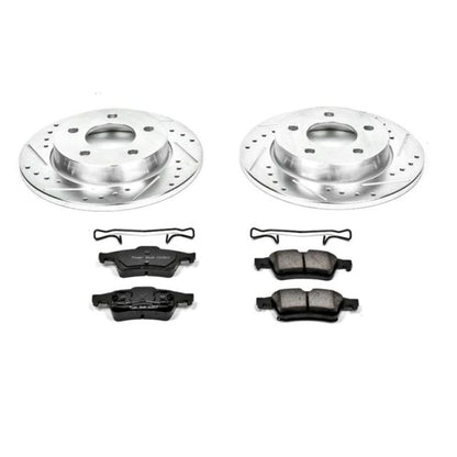 Power Stop 04-05 Mazda 3 Rear Z23 Evolution Sport Brake Kit PowerStop