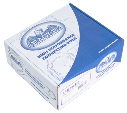 Eagle Chevrolet Small Block 5.700in Length 2.000in Rod Journal Forged Steel H-Beam Rods - Set of 8