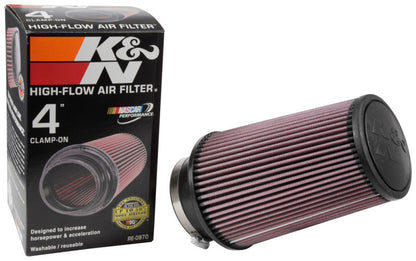 K&N Universal Rubber Filter 4inch FLG / 6inch OD-B / 4-5/8inch OD-T / 9inch H K&N Engineering