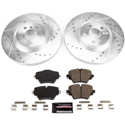 Power Stop 16-19 BMW X1 Front Z23 Evolution Sport Brake Kit PowerStop