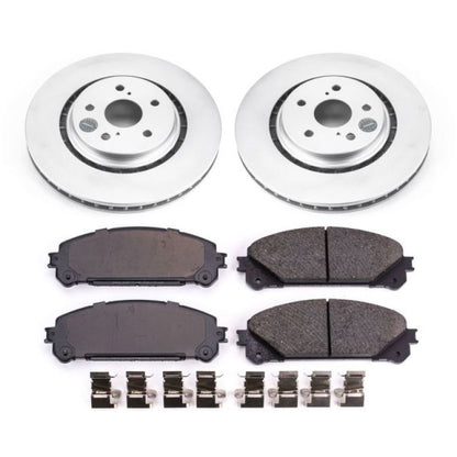 Power Stop 16-18 Lexus RX350 Front Z17 Evolution Geomet Coated Brake Kit PowerStop