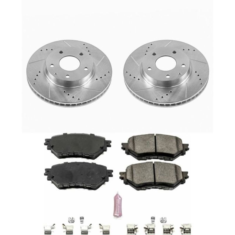 Power Stop 14-16 Mazda 3 Front Z23 Evolution Sport Brake Kit