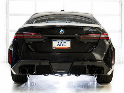 AWE BMW G90/G99 M5 Touring Edition Catback Exhaust - Diamond Black Tips