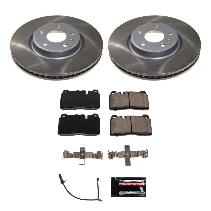 Power Stop 2013 Audi Q5 Front Semi-Coated Rotor Kit PowerStop