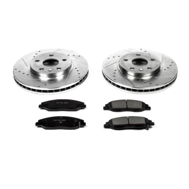 Power Stop 08-14 Cadillac CTS Front Z23 Evolution Sport Brake Kit PowerStop