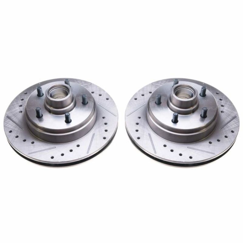 Power Stop 86-89 Buick Electra Front Evolution Drilled & Slotted Rotors - Pair PowerStop