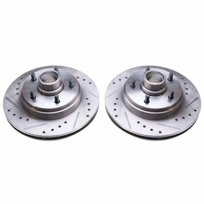 Power Stop 86-89 Buick Electra Front Evolution Drilled & Slotted Rotors - Pair PowerStop