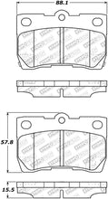 Load image into Gallery viewer, StopTech Street Disc Rear Brake Pads - 305.11130