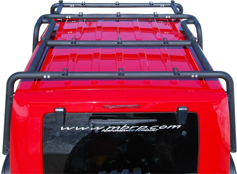 MBRP 07-10 Jeep Wrangler JK Front Roof Rack Extension (2 Door) Black Coated MBRP