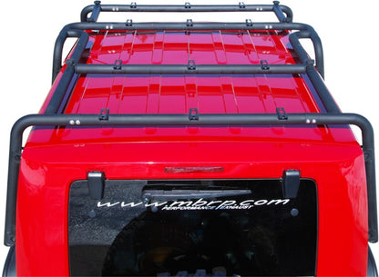 MBRP 07-10 Jeep Wrangler JK Front Roof Rack Extension (2 Door) Black Coated MBRP